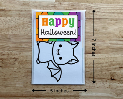 Bat Suncatcher Halloween Craft Kit