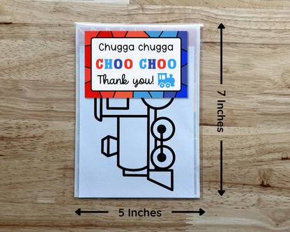 Train Suncatcher Craft Party Favor