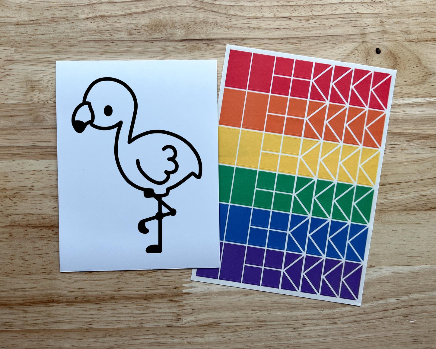 Flamingo Suncatcher Craft Party Favor