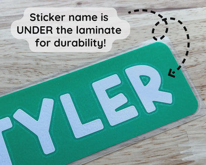 Personalized Rainbow Name Bookmark