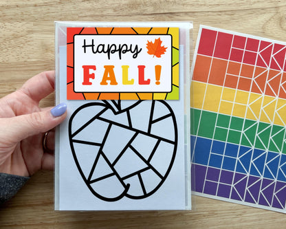Apple Suncatcher, Fall Craft Kit