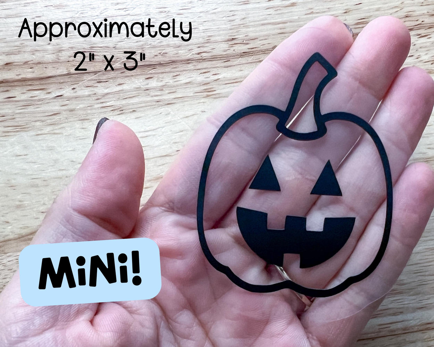 Mini Pumpkin Suncatcher Sticker Halloween Craft Kit