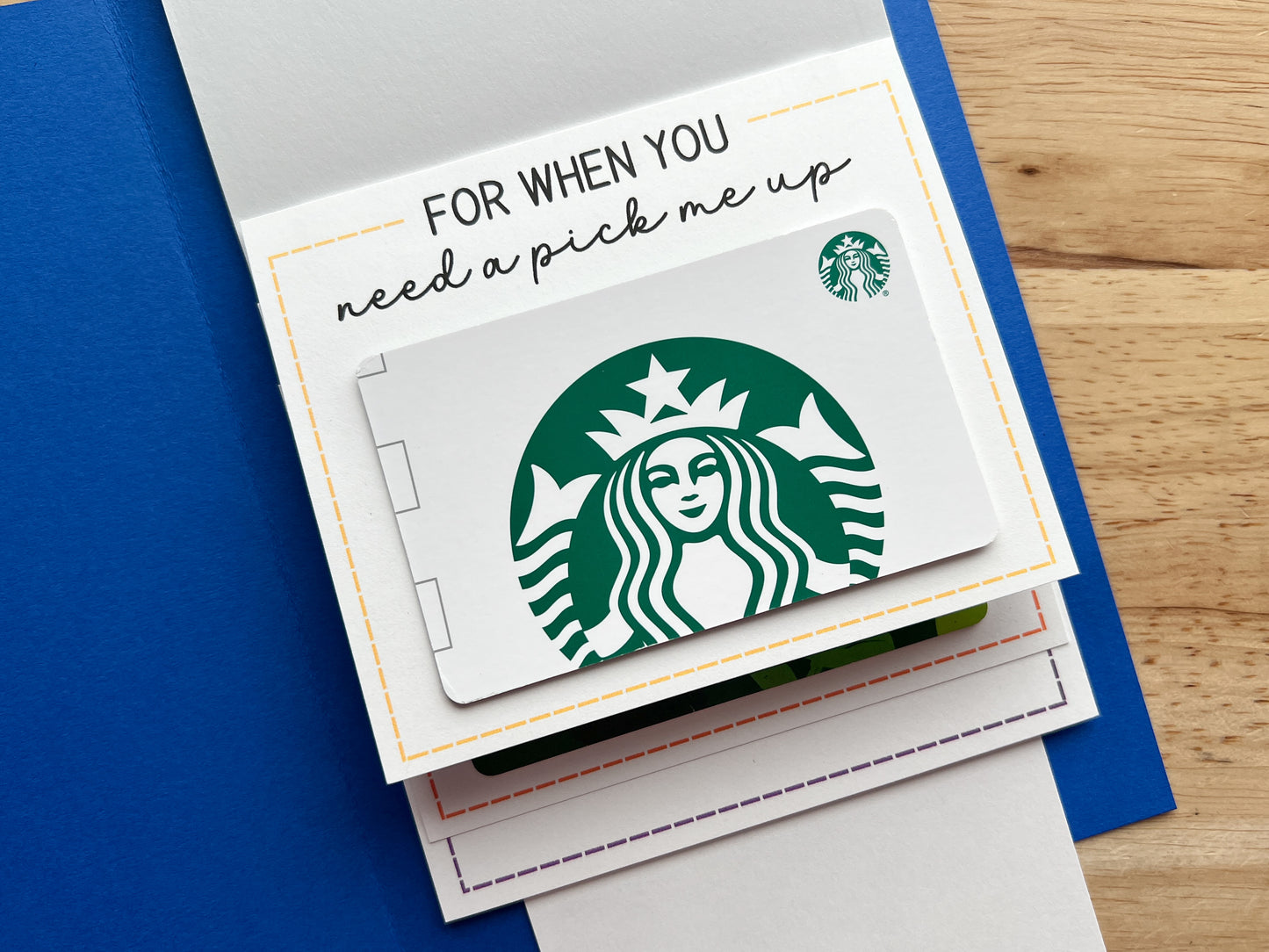 Birthday Gift Card Holder Waterfall Book (Holds 4 Gift Cards)