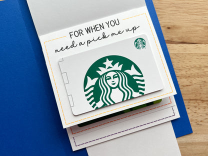 Birthday Gift Card Holder Waterfall Book (Holds 4 Gift Cards)