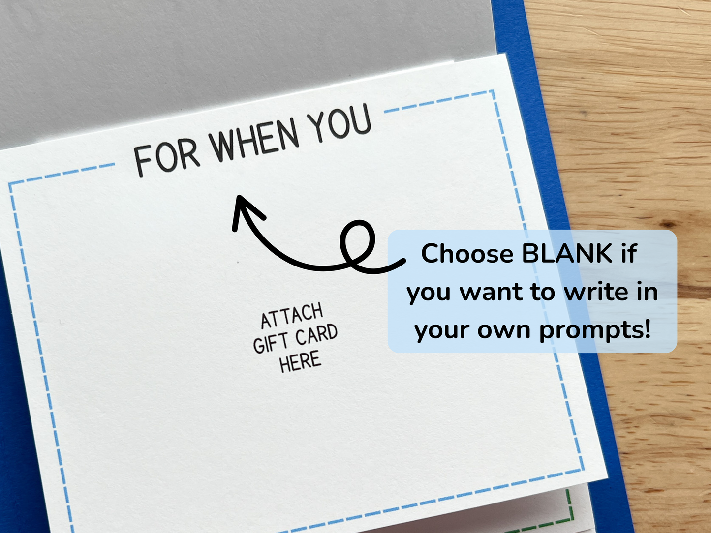 Birthday Gift Card Holder Waterfall Book (Holds 4 Gift Cards)