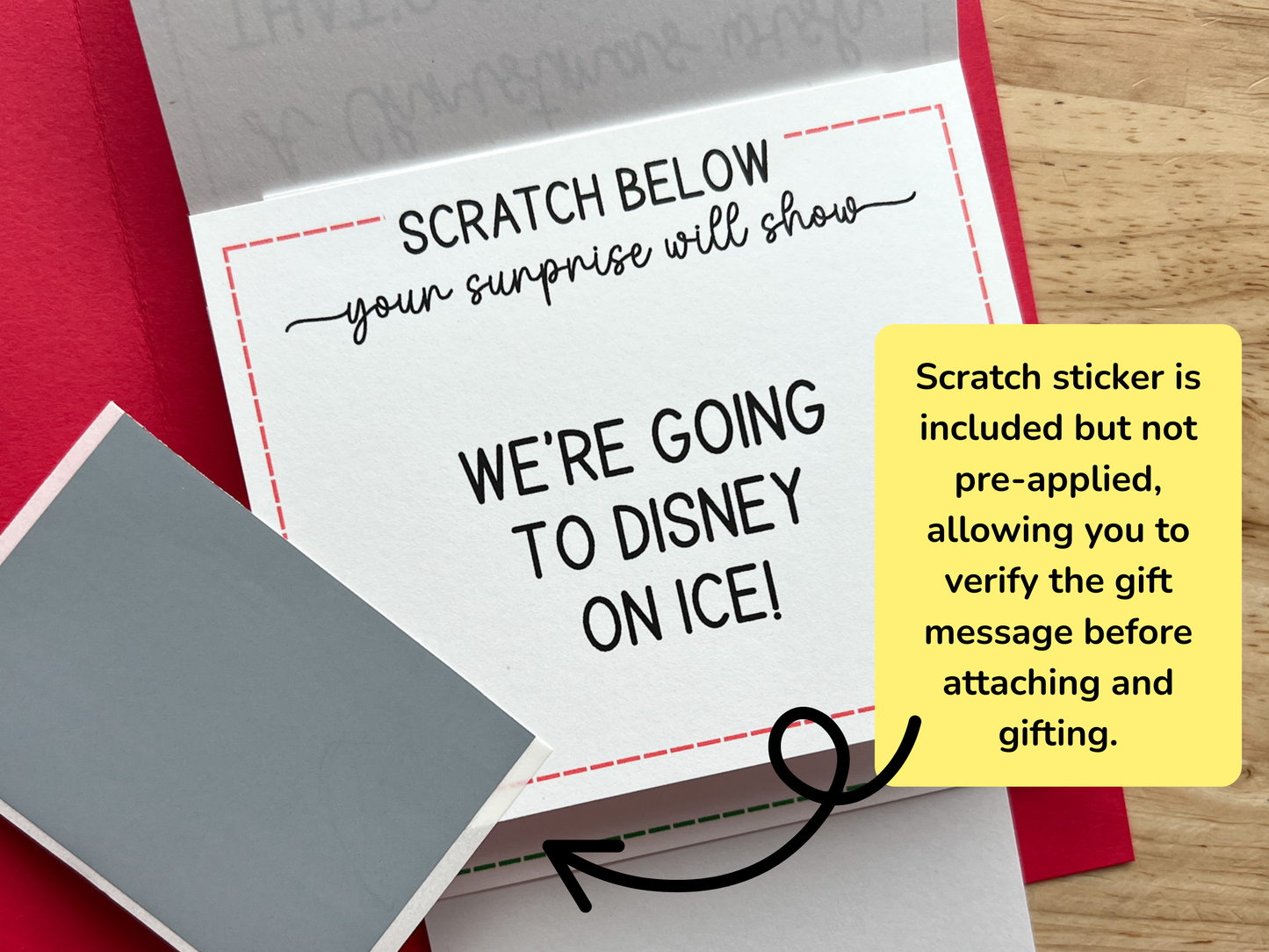 Birthday Gift Scratch Reveal Card