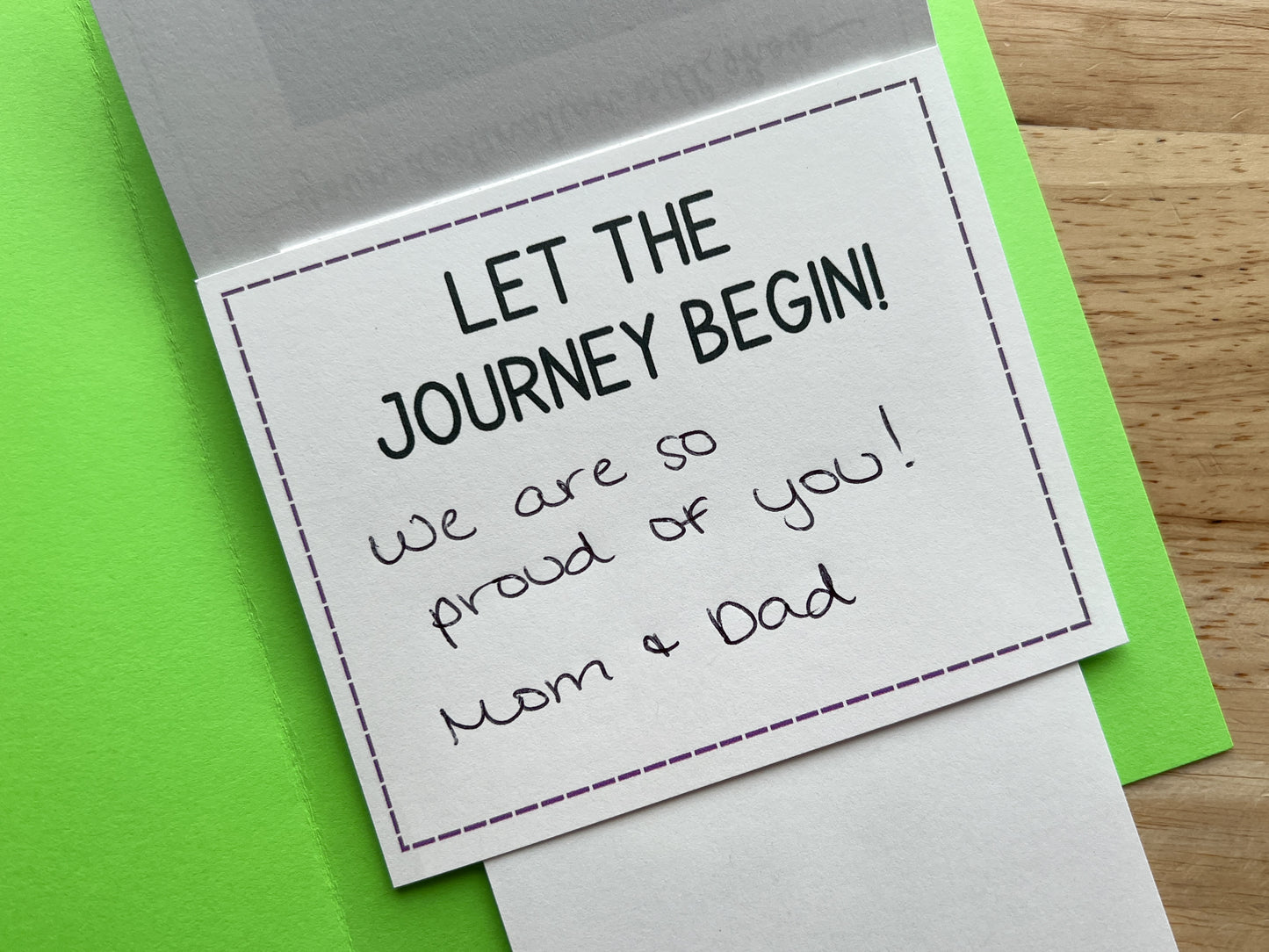 Surprise Trip Scratch Reveal Card