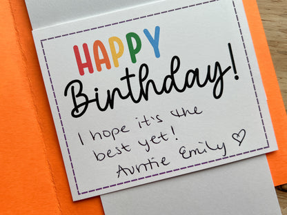 Birthday Gift Scratch Reveal Card