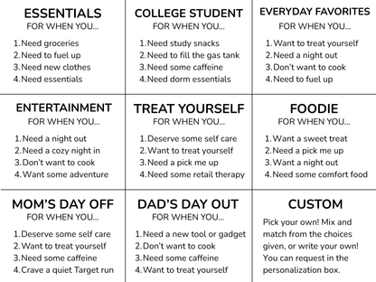 Birthday Gift Card Holder Waterfall Book (Holds 4 Gift Cards)