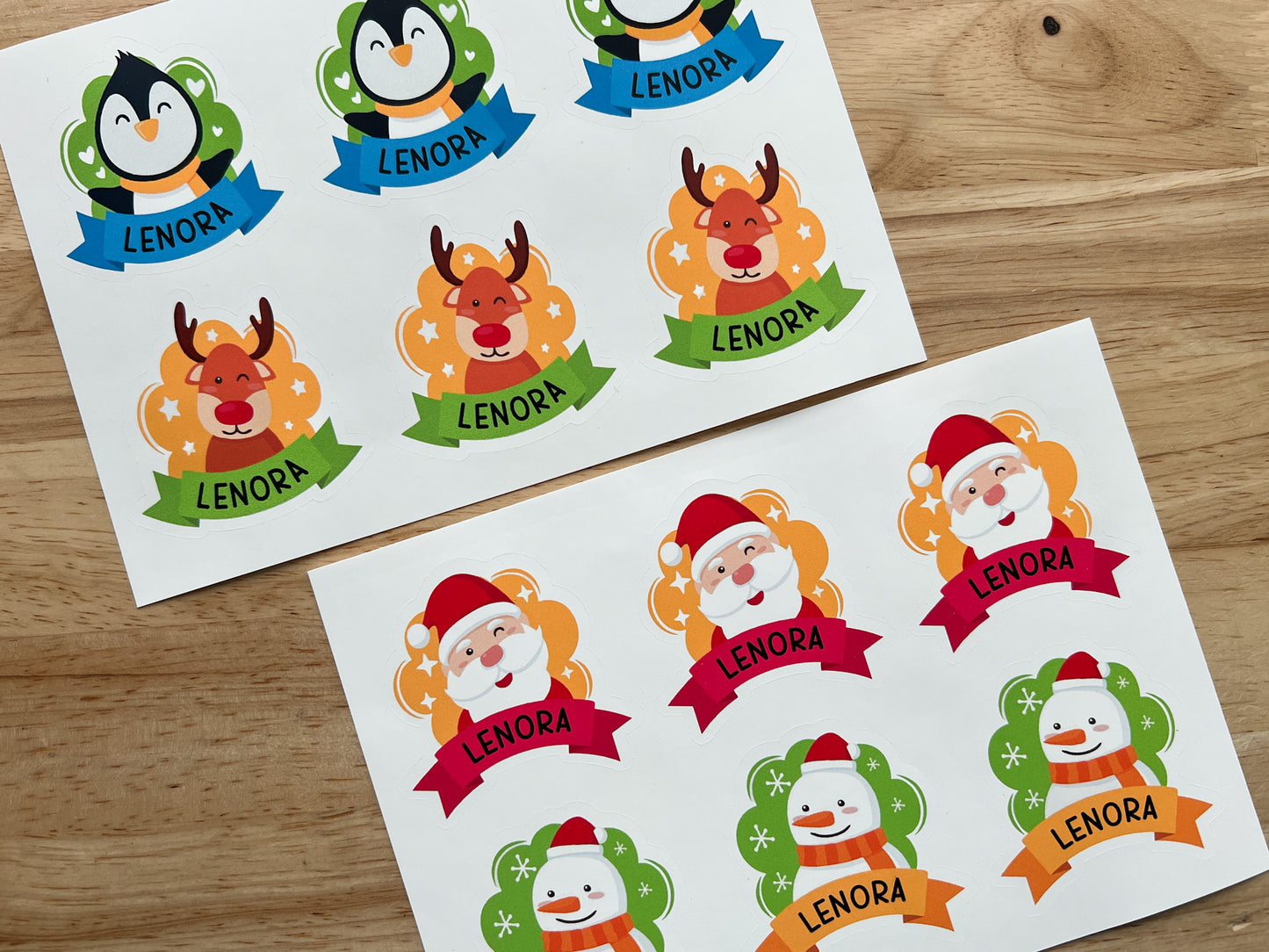 Christmas Character Gift Labels (Set of 12)