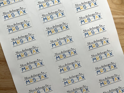 This Belongs To Teacher Stickers, Waterproof Teacher Appreciation Stickers