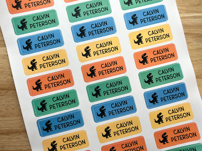 30 Standard Icon Waterproof Name Sticker Labels