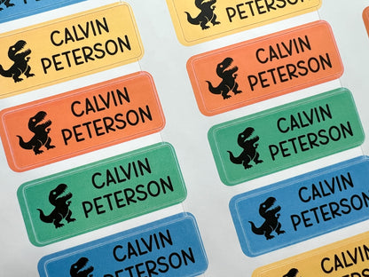 30 Standard Icon Waterproof Name Sticker Labels