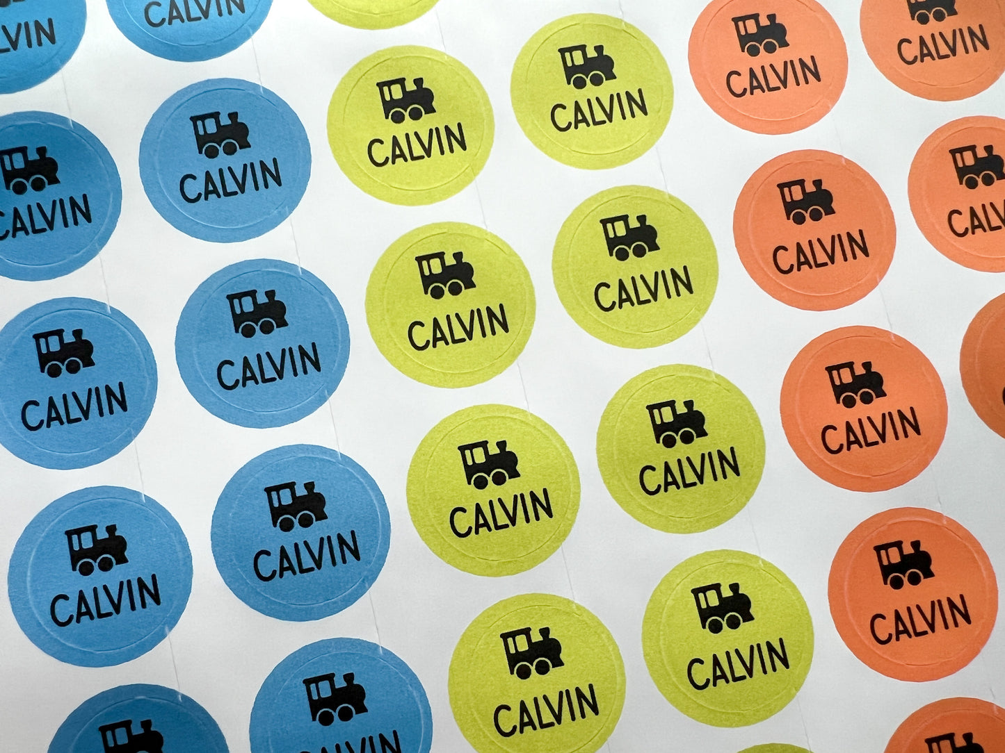 48 Round Clothes Tag Labels