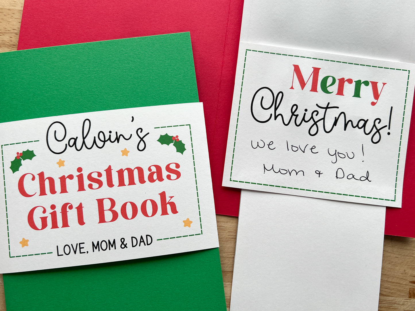Christmas Scratch Gift Reveal Card