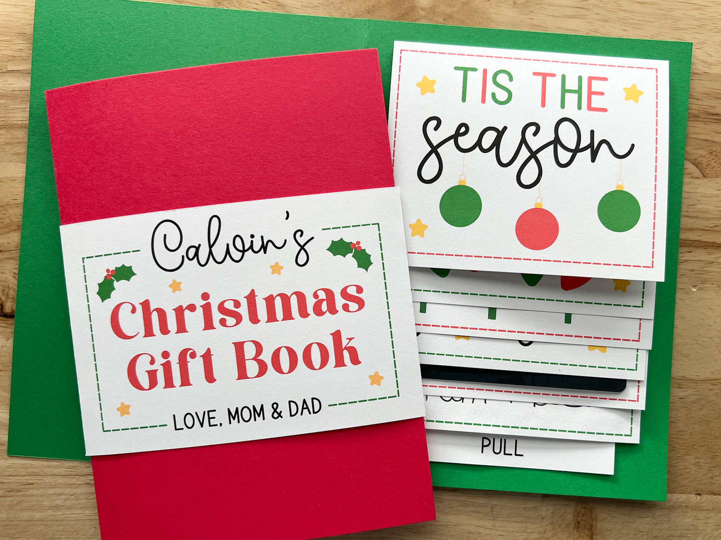 Christmas Gift Card Holder (Holds 1 Gift Card)