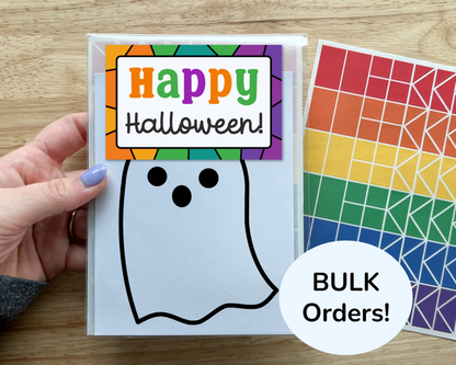 Bulk Halloween Party Favors, Suncatcher Craft Kits