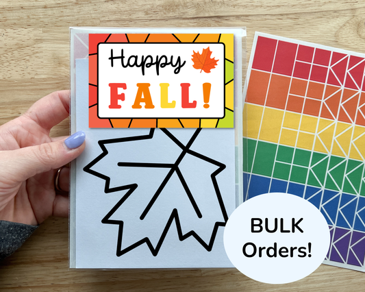 Bulk Fall Party Favors, Suncatcher Craft Kits