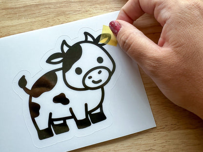 Cow Suncatcher Sticker Craft Kit