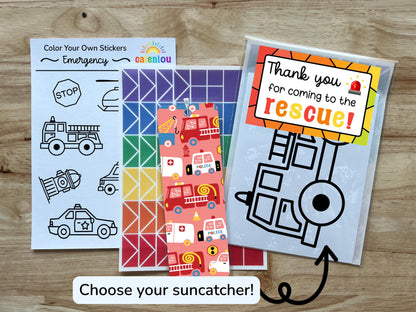 Rescue Vehicle Party Favor Bag