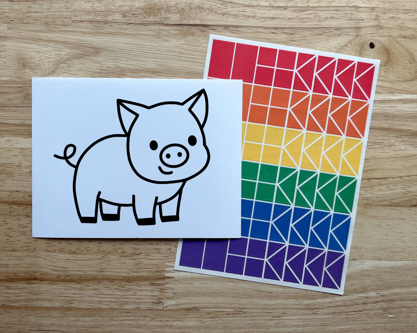 Pig Suncatcher Craft Party Favor