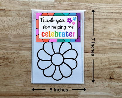 Daisy Suncatcher Craft Party Favor