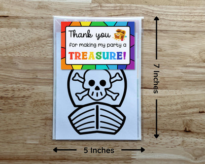 Pirate Suncatcher Craft Party Favor