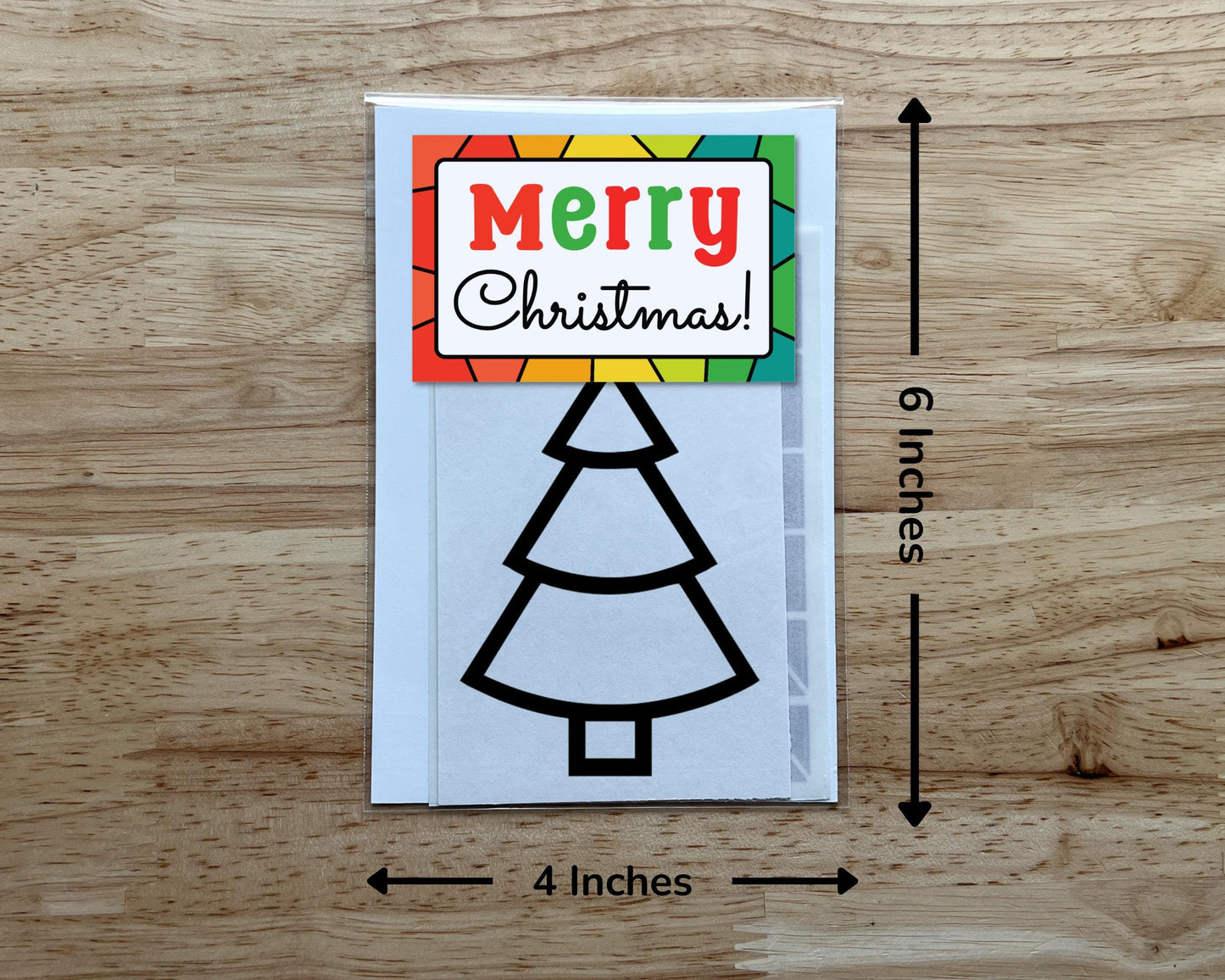 Mini Christmas Tree Suncatcher, Holiday Craft Kit
