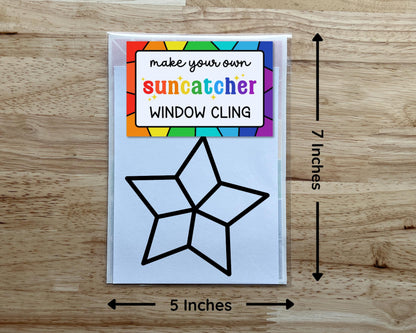 Star Suncatcher Sticker Craft Kit
