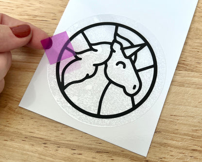 Halloween Stained Glass Stickers