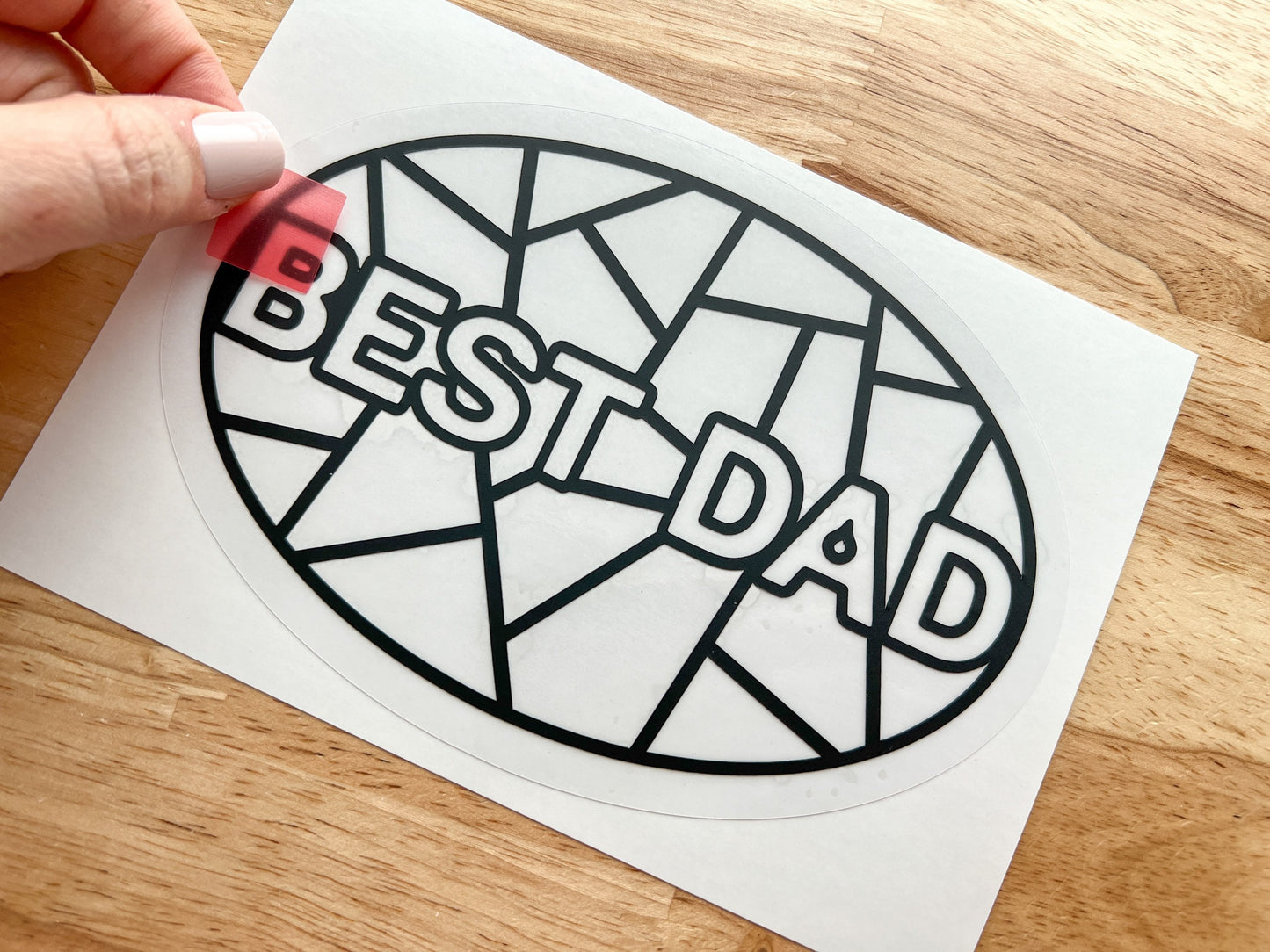Best Dad Suncatcher Sticker Craft Kit