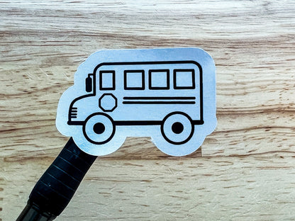 School Color Your Own Stickers