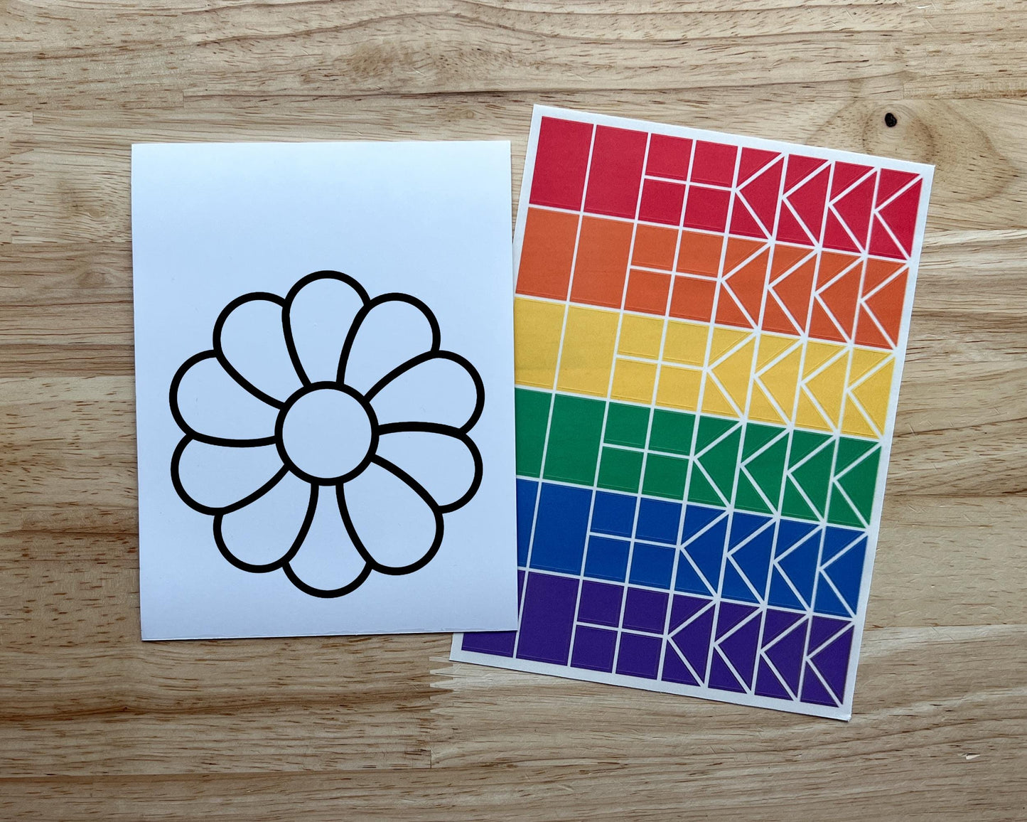 Daisy Suncatcher Sticker Craft Kit