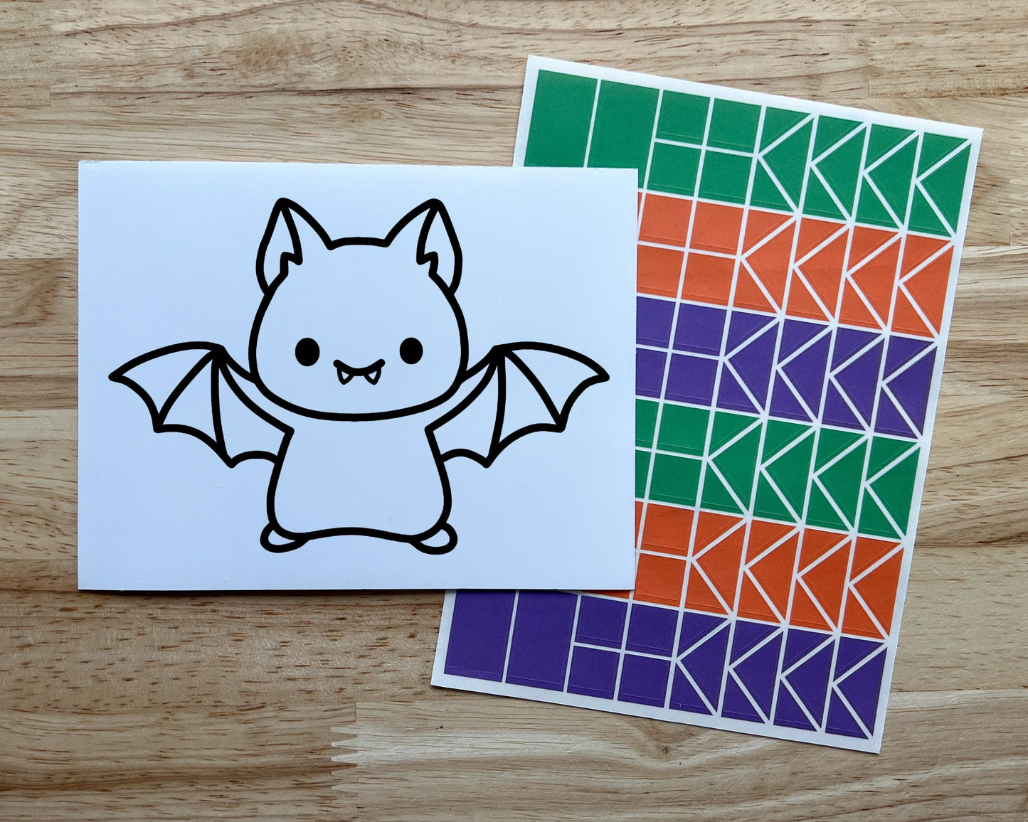 Bat Suncatcher Halloween Craft Kit