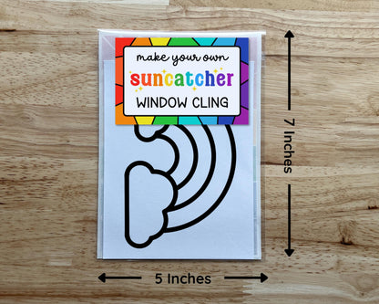 Rainbow Suncatcher Sticker Craft Kit