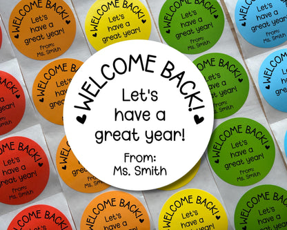 Welcome Back to School Labels (Set of 10)