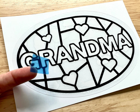 Grandma Suncatcher Sticker Craft Kit