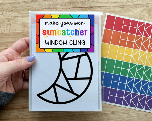 Moon Suncatcher Sticker Craft Kit