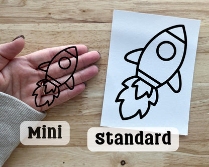 Rocket Valentines Day Class Favor, Suncatcher Craft Kit