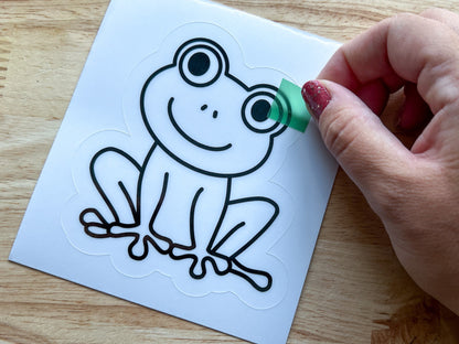Frog Suncatcher Sticker Craft Kit