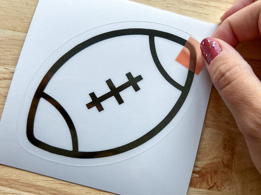 Football Suncatcher Sticker Craft Kit