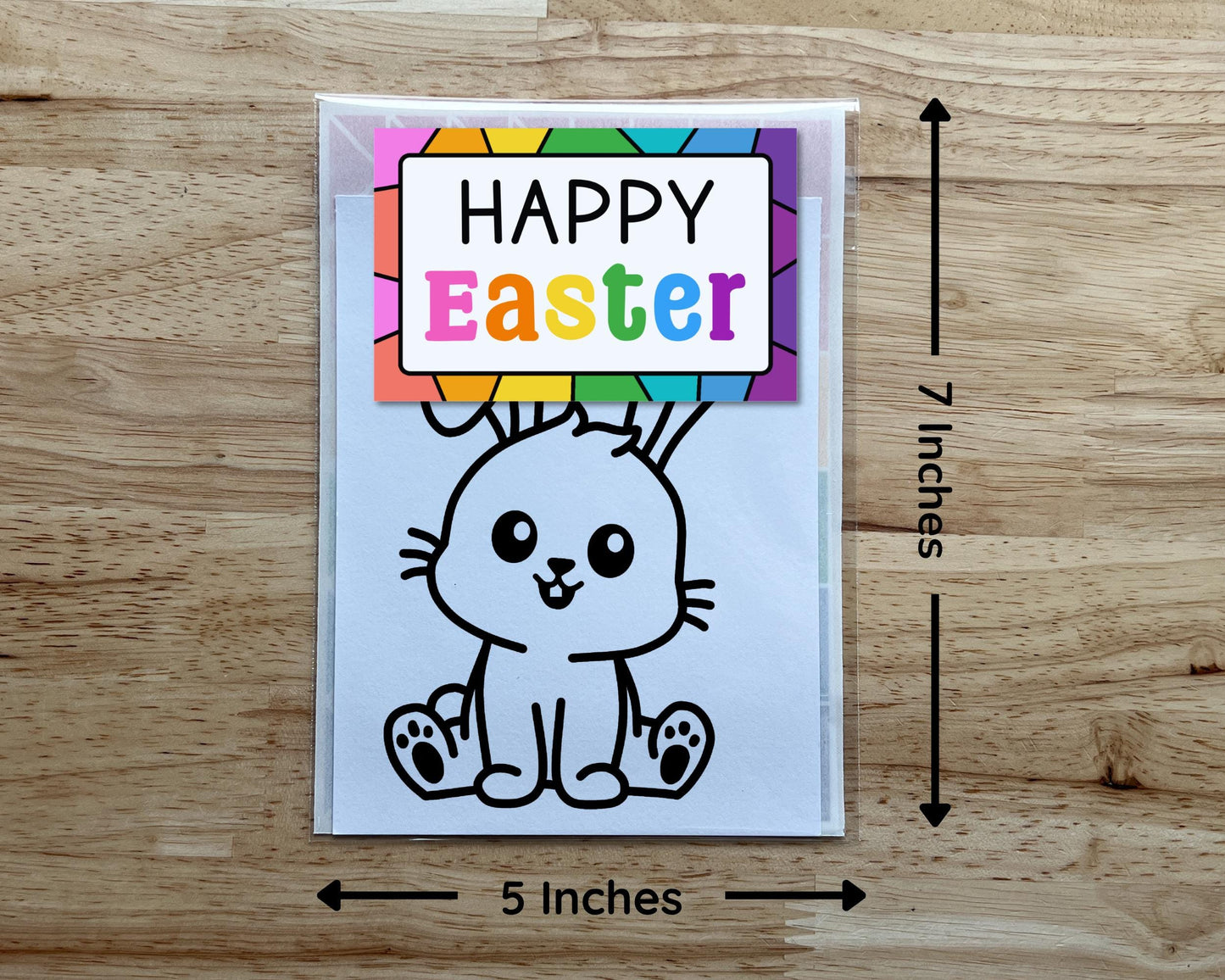 Easter Bunny Suncatcher Sticker Craft Kit
