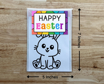 Easter Bunny Suncatcher Sticker Craft Kit