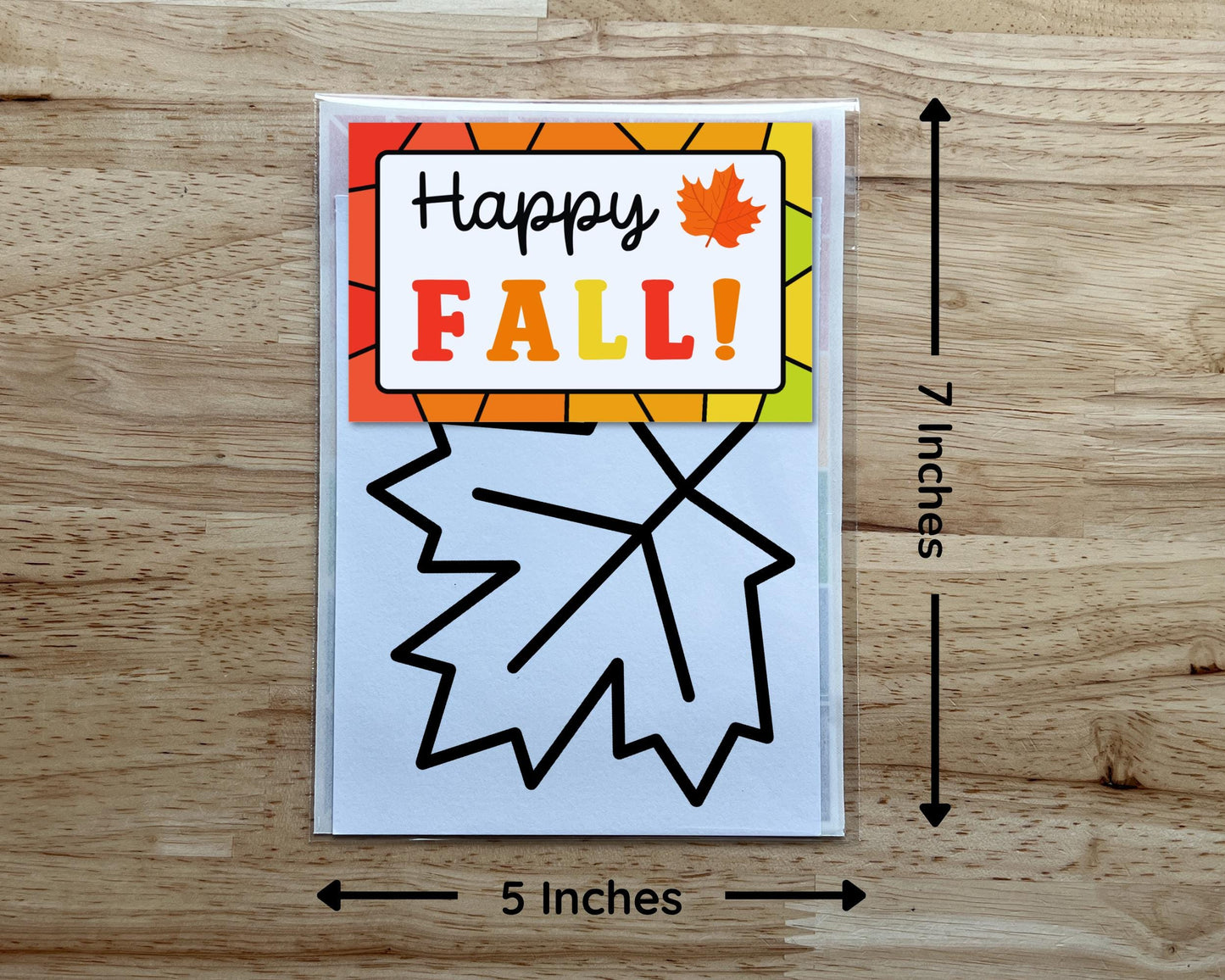 Fall Suncatcher Sticker Craft Kit, 2 Pack
