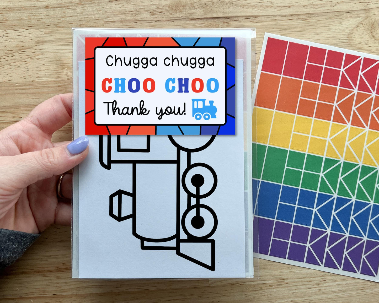 Train Suncatcher Craft Party Favor