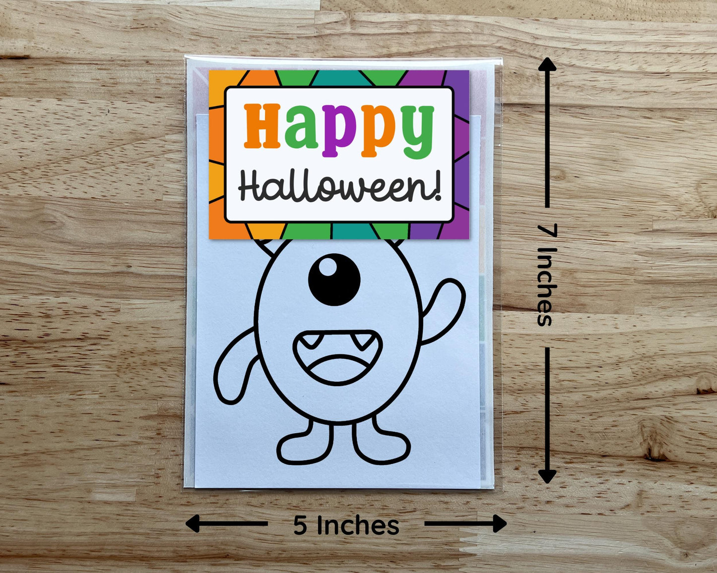 Monster Suncatcher Craft Party Favor