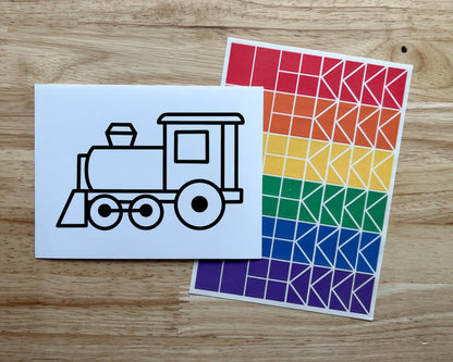 Train Suncatcher Craft Party Favor