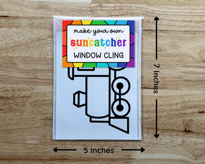 Train Suncatcher Sticker Craft Kit