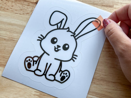 Easter Bunny Suncatcher Sticker Craft Kit