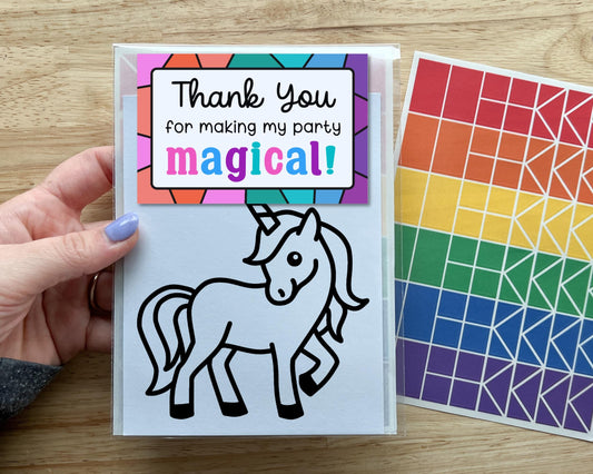 Unicorn Suncatcher Craft Party Favor